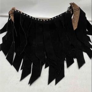 Elegant Black Fringe Women's Accessory